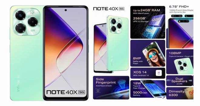 Infinix Note 40X 5G Price and Specs in Pakistan